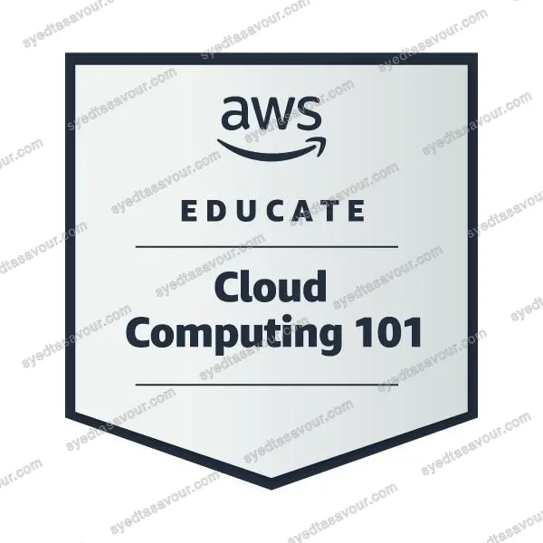 AWS Educate Introduction to Cloud certificate, issued by Amazon Web Services